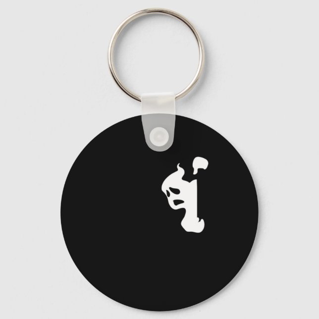 Peekaboo Lazy Sloth Key Ring (Front)
