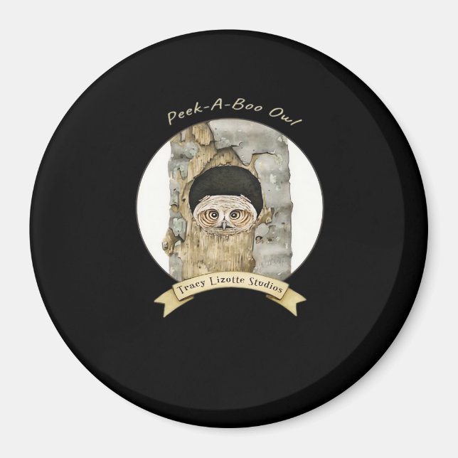 Peekaboo Meme Design For Halloween Magnet (Front)