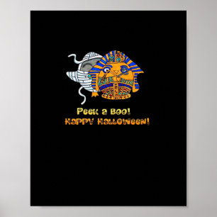 Peekaboo Pengie Halloween Classic Poster