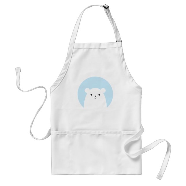 Peekaboo Polar Bear Apron (Front)