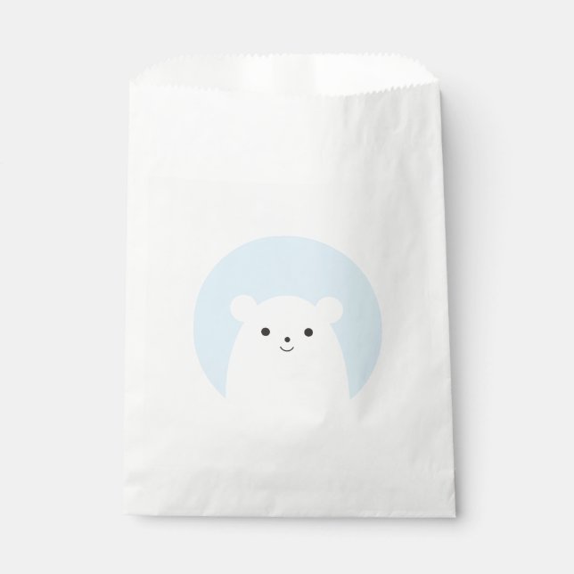 Peekaboo Polar Bear Favour Bags (Front)