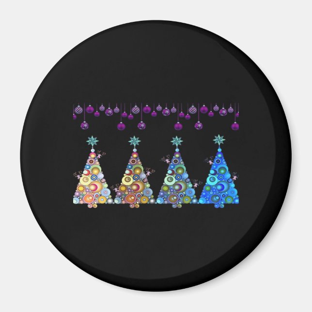 Peekaboo Reindeer Classic Magnet (Front)