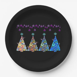 Peekaboo Reindeer Classic Paper Plate