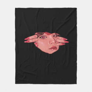 Peekaboo – Sloth Design Vibes Fleece Blanket