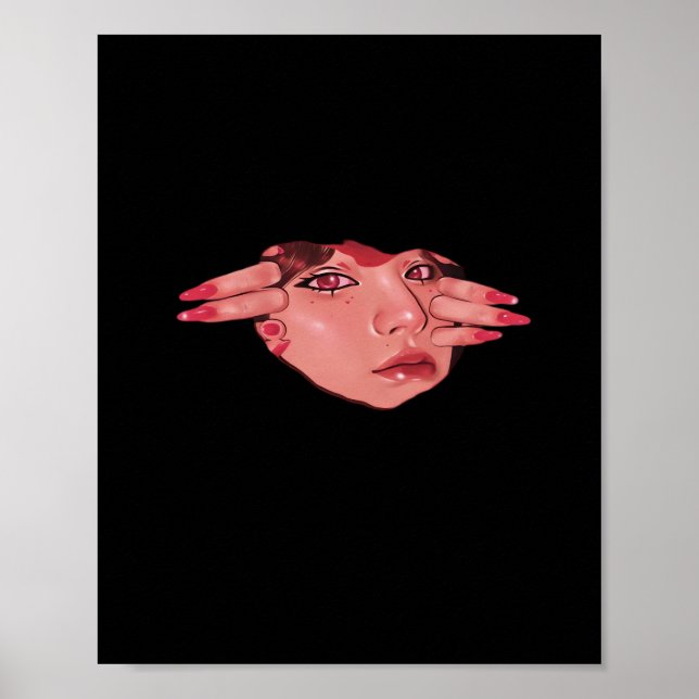 Peekaboo – Sloth Design Vibes Poster (Front)