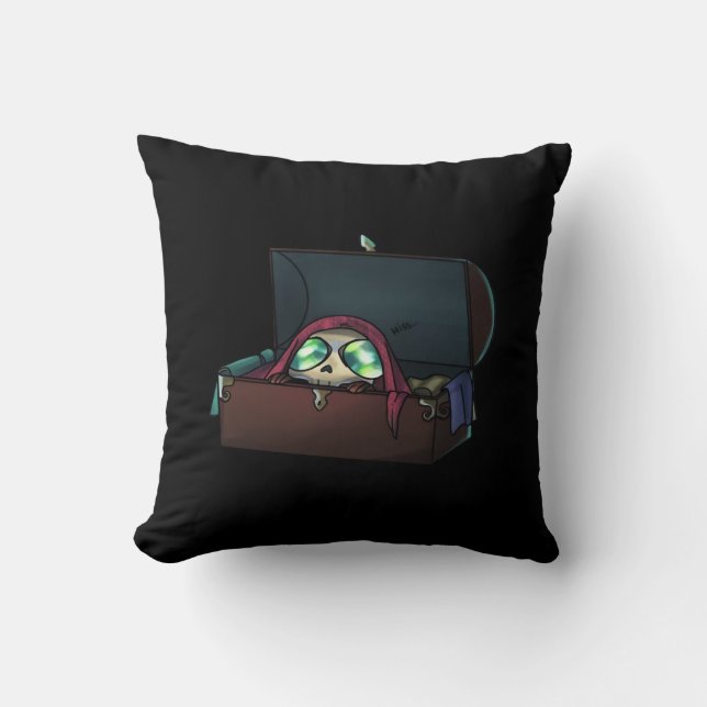 Peekaboo Sloth Halloween Cushion (Front)