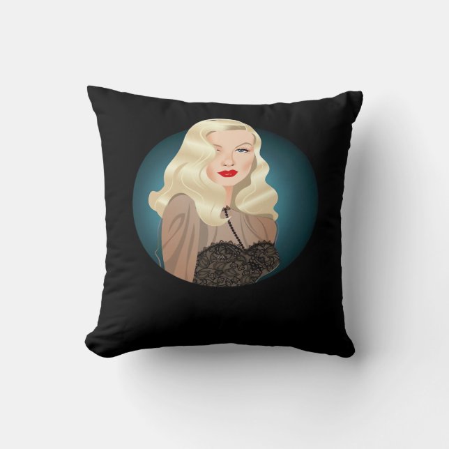 Peekaboo Spooky Quote Cushion (Front)