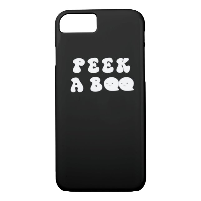 Peekaboo Spooky Slogan Case-Mate iPhone Case (Back)