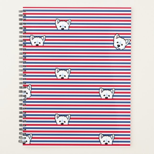 Peekaboo Westies KiniArt Planner (Front)