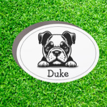 Peeking Boxer Terrier Puppy Personalised 