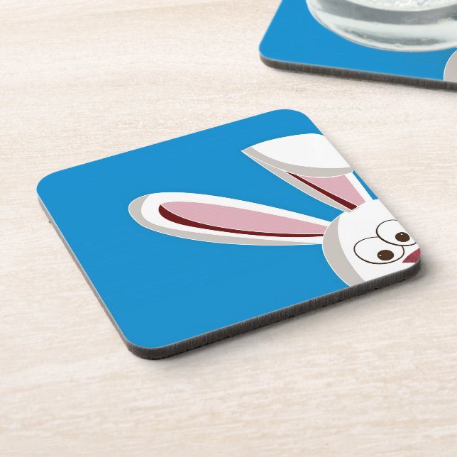 Peeking Bunny Coaster (Left Side)