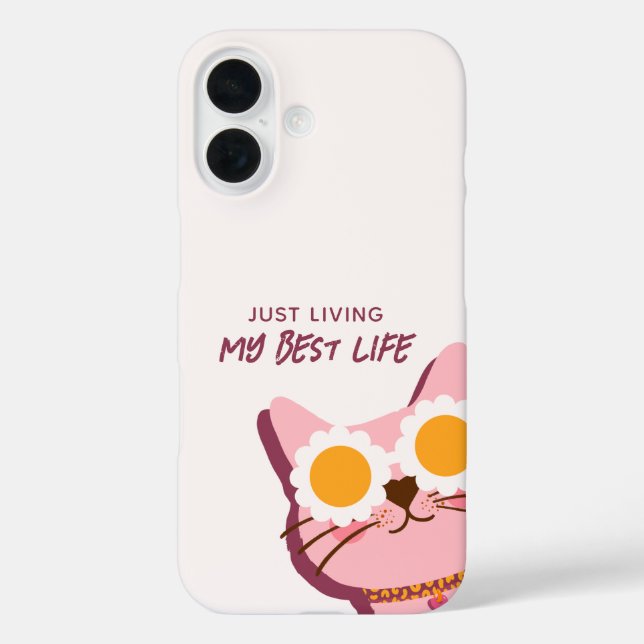 Peeking Cat Best Life Case-Mate iPhone Case (Back)