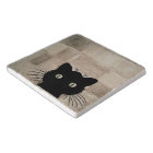 Peeking Cat Trivet