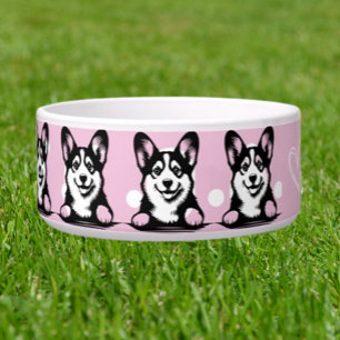 Peeking Corgi Customise pink theme