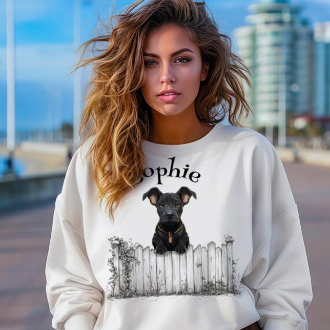 Peeking Dog Customisable T-Shirt (Creator Uploaded)