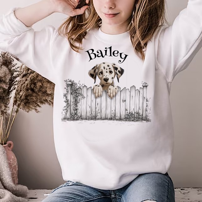 Peeking Dog Customisable T-Shirt (Creator Uploaded)