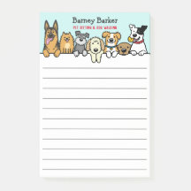 Peeking Dogs Personalised Pet Sitter Cute