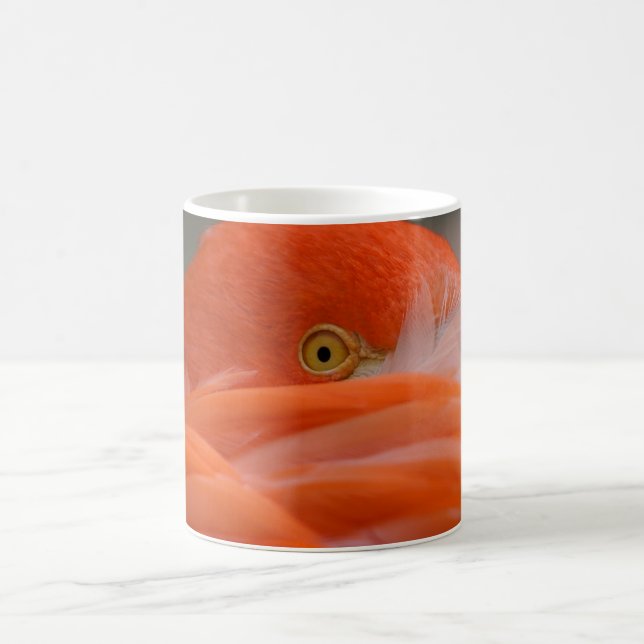 Peeking Flamingo Coffee Mug (Center)