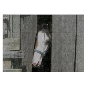 Peeking Horse Cutting Board