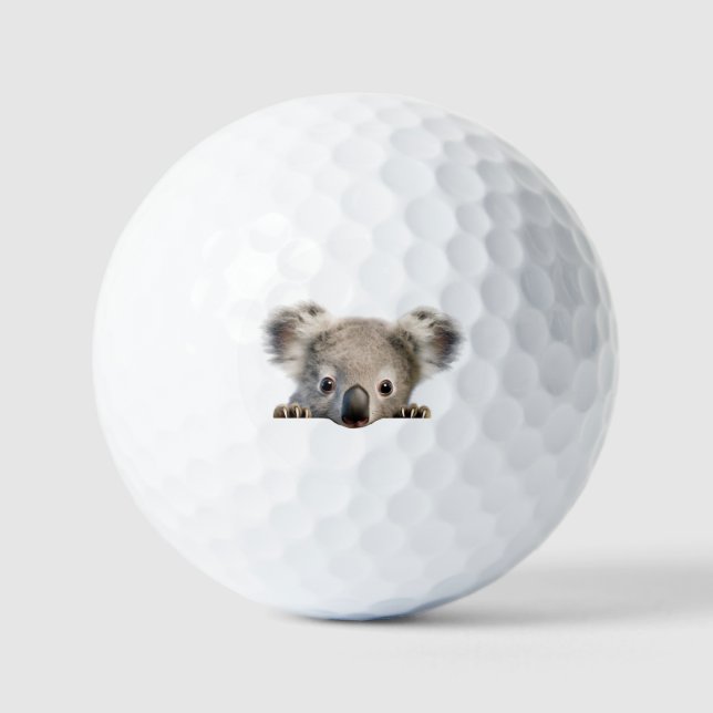 Peeking Koala Golf Balls (Front)