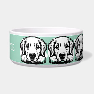 Peeking Labrador Customise Green theme