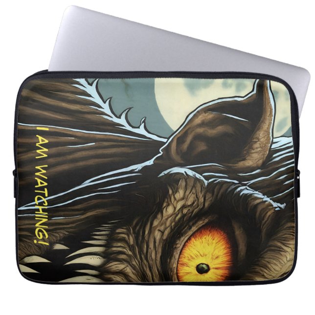 Peeking Monster Laptop Sleeve (Front)