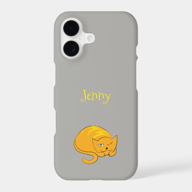 Peeking Orange Cat (Back)