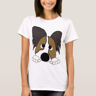 peeking papillon T-Shirt