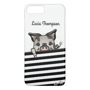 Peeking Piggy iPhone 8 Plus/7 Plus Case