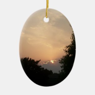 Peeking Sun Ornament