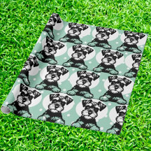Peeking Terrier Green Personalised Theme 