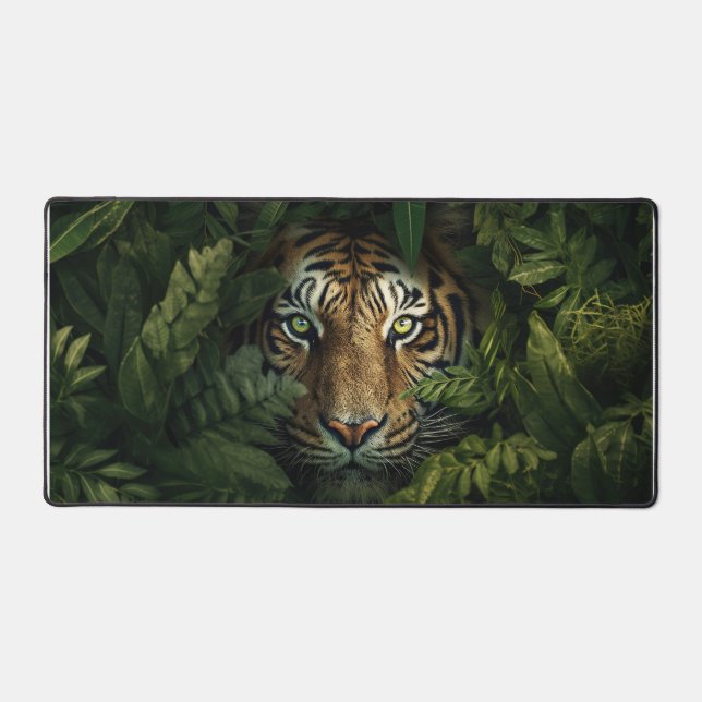 "Peeking Tiger" Desk Mat (Front)