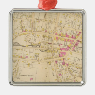 Peekskill, New York 3 Metal Ornament