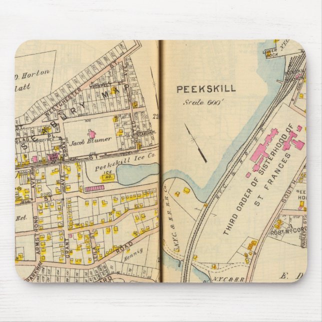 Peekskill, New York Mouse Pad (Front)