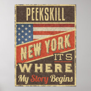 Peekskill New York Poster