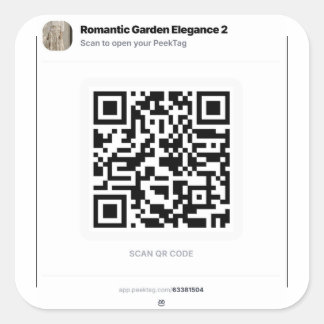 PeekTag QR Sticker Template