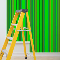 Peel and Stick green yellow stripes pattern