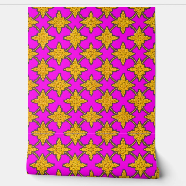 Peel and Stick Textured Vinyl Wallpaper - Vibrant  (Unrolling)