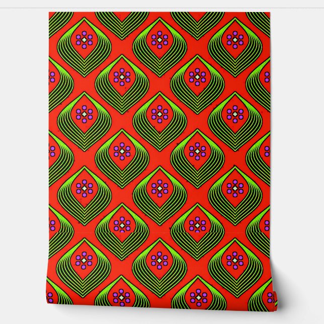 Peel and Stick Textured Vinyl Wallpaper - Vibrant  (Unrolling)