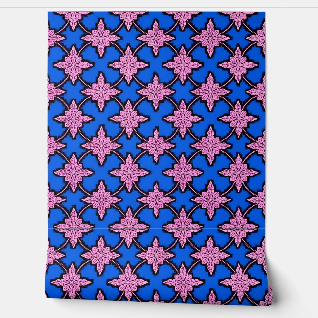 Peel and Stick Textured Vinyl Wallpaper - Vibrant  (Unrolling)