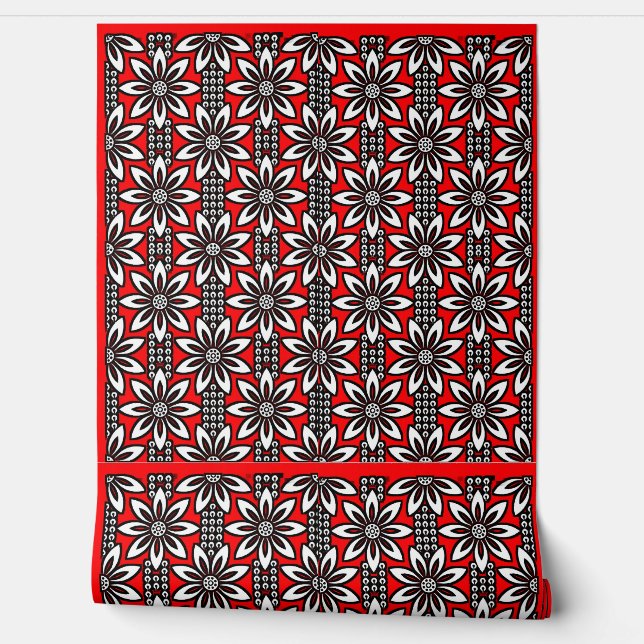 Peel and Stick Textured Vinyl Wallpaper - Vibrant  (Unrolling)