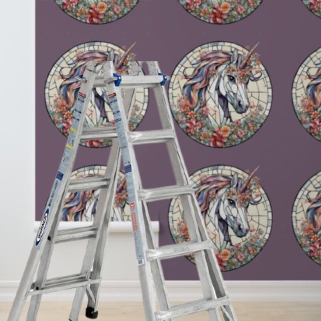Peel and Stick unicorn mythical horse mosiac Wallpaper (Peel and Stick unicorn mythical horse mosiac Wallpaper)