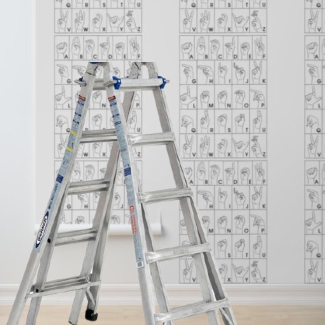 Peel and stick wallpaper American Sign Language (Peel and stick wallpaper American Sign Language Wallpaper)