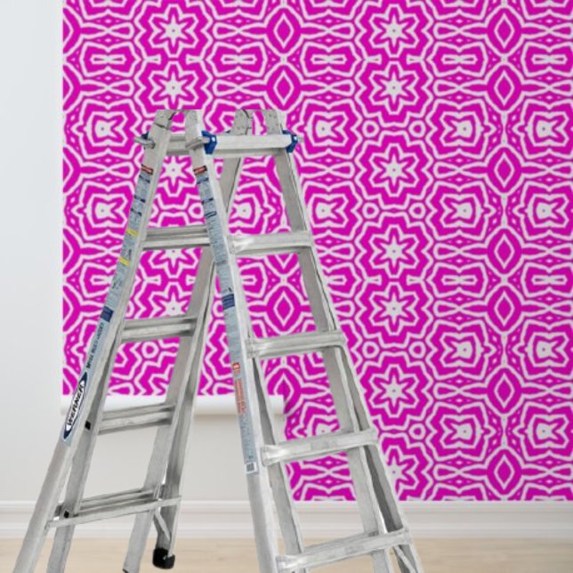 Peel and Stick Wallpaper Pink White Graphic   (Peel and Stick Wallpaper Pink White Graphic Wallpaper)
