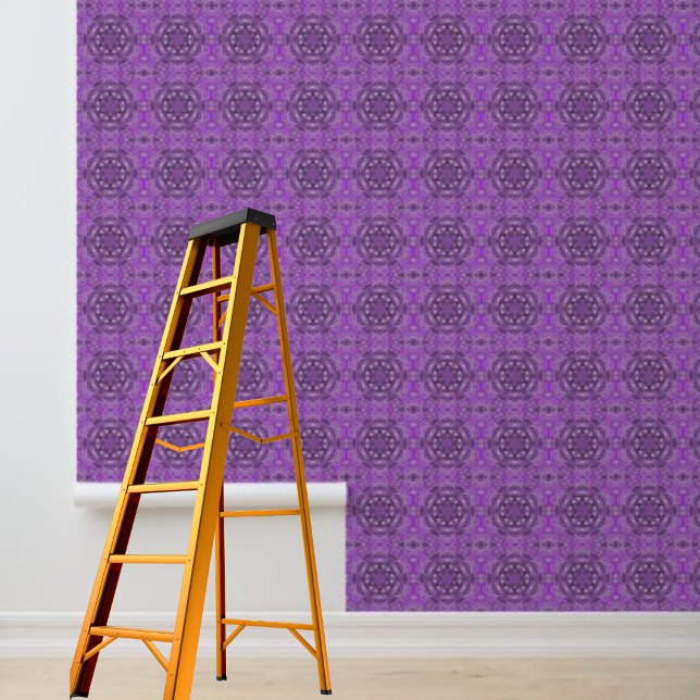 Peel and Stick Wallpaper Purple Graphic Pattern  (Peel and Stick Wallpaper Purple Graphic Pattern Wallpaper)