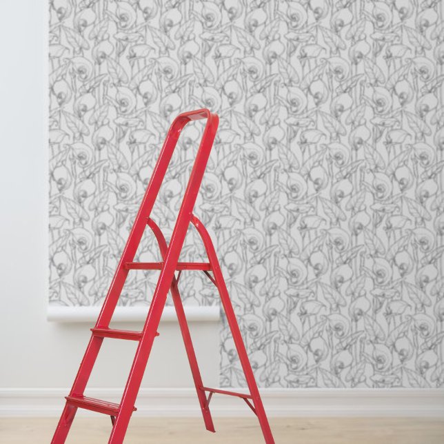 Peel Stick Geometric Pattern Calla Lilies Pattern Wallpaper (Peel Stick Geometric Pattern Cala Lilies Pattern Wallpaper)