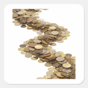 Peelable Silver GOLDEN PATH TO SUCCESS Craft Square Sticker