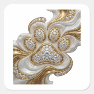Peelable Silver Sticker Motif