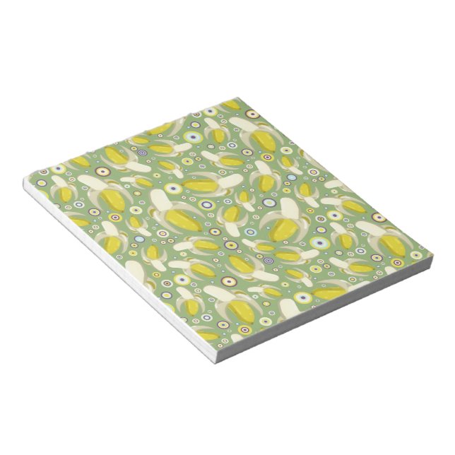 Peeled Bananas Pattern Notepad (Angled)