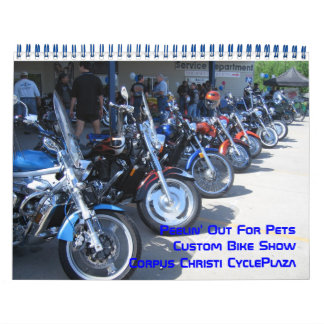 Peelin' Out For Pets Custom Bike Show Calendar